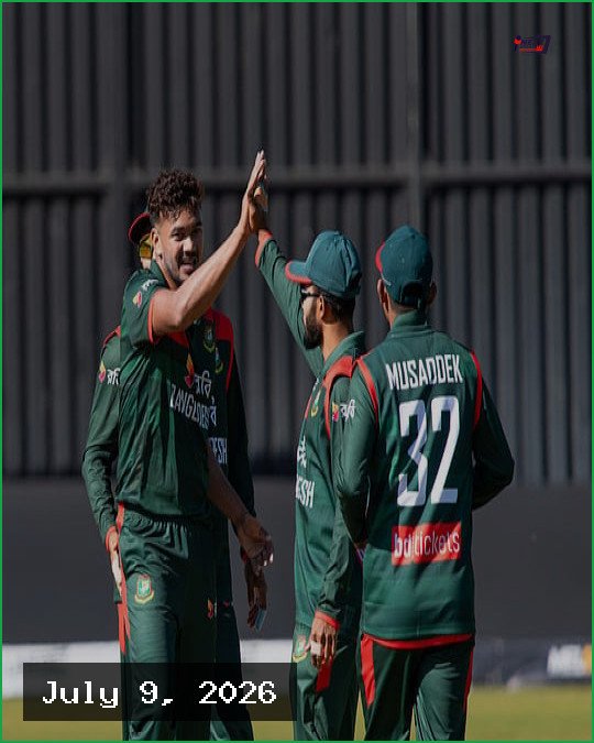 সৌম্য আউট হয়ে ফিরলেন, বাংলাদেশের সামনে ২৪৮ রানের লক্ষ্য