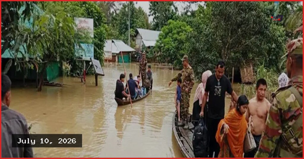 পার্বত্য চট্টগ্রামে দুর্যোগ মোকাবিলায় নিরলস কাজ করছে সেনাবাহিনী