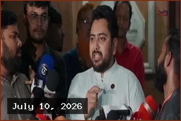 শেখ হাসিনার জন্য ফাঁসির দড়ি অপেক্ষা করছে: নাহিদ ইসলাম