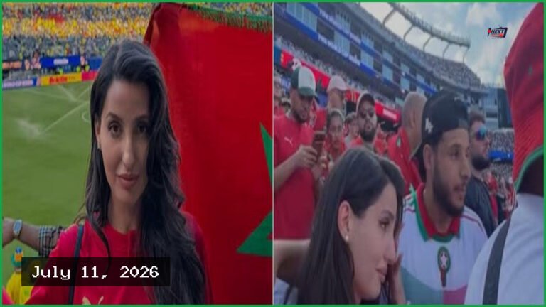 মরক্কোর হারে গ্যালারিতে অঝোরে কাঁদলেন নোরা ফাতেহি