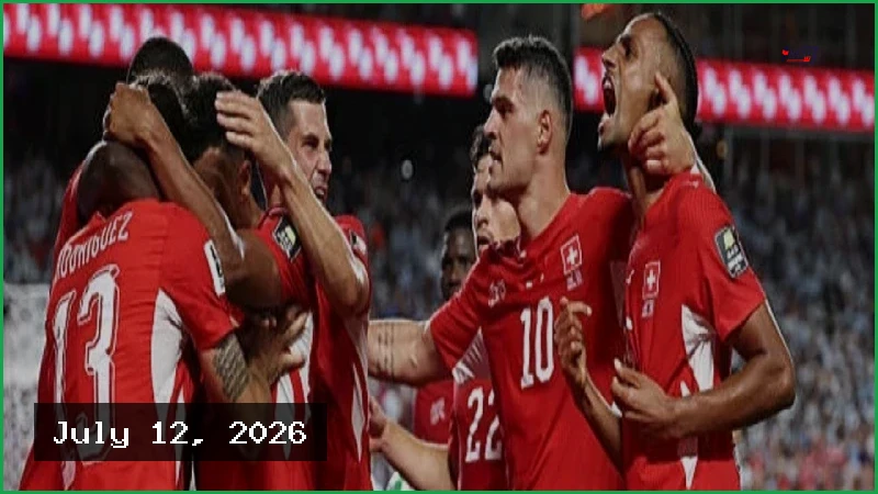 সুইজারল্যান্ডের বিপক্ষে ম্যাচে ১০ জনের দলে পরিণত আর্জেন্টিনা