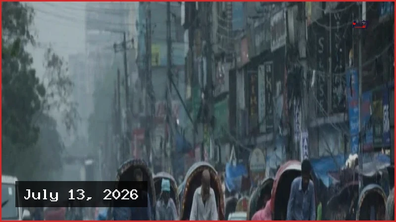 বৃষ্টির দিনেও ঢাকার বাতাসে অস্বাস্থ্যকর দূষণ