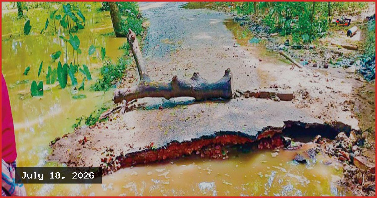 আনোয়ারায় বন্যায় বিপর্যস্ত সড়ক ও কৃষি, শতকোটি টাকার ক্ষয়ক্ষতি