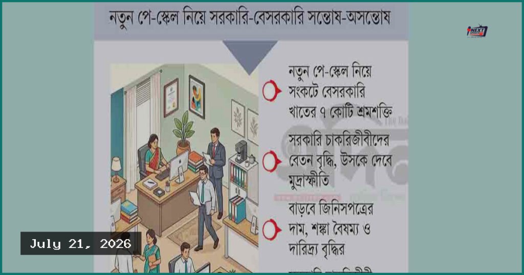 সরকারি চাকরিজীবীদের বেতন বৃদ্ধি: মুদ্রাস্ফীতি ও বৈষম্যের আশঙ্কা