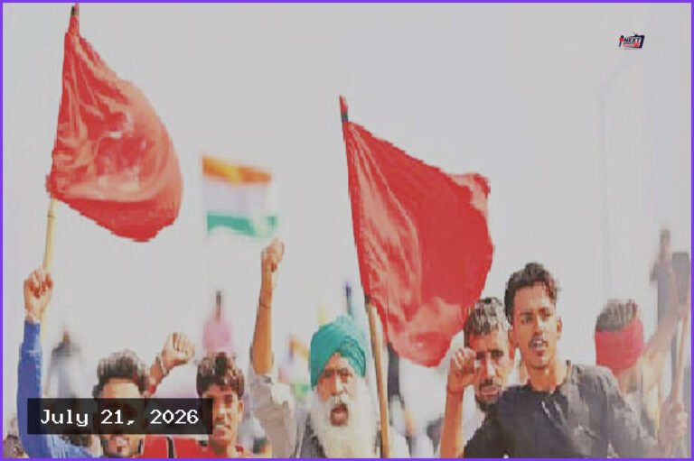 ভারত-যুক্তরাষ্ট্র বাণিজ্যচুক্তির প্রতিবাদে দিল্লি অভিমুখে কৃষকদের যাত্রা