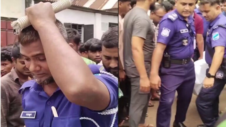 ডিউটি করতে গিয়ে নিজের ছেলের লাশ উদ্ধার করলেন পুলিশ সদস্য