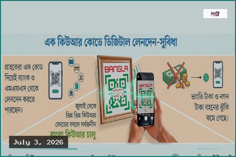 ডিজিটাল লেনদেন সহজ করতে ‘বাংলা কিউআর’ বাধ্যতামূলক করল বাংলাদেশ ব্যাংক