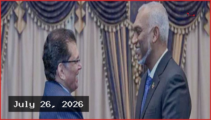 মালদ্বীপের প্রেসিডেন্টের সঙ্গে সৌজন্য সাক্ষাৎ করলেন পররাষ্ট্রমন্ত্রী খলিলুর রহমান