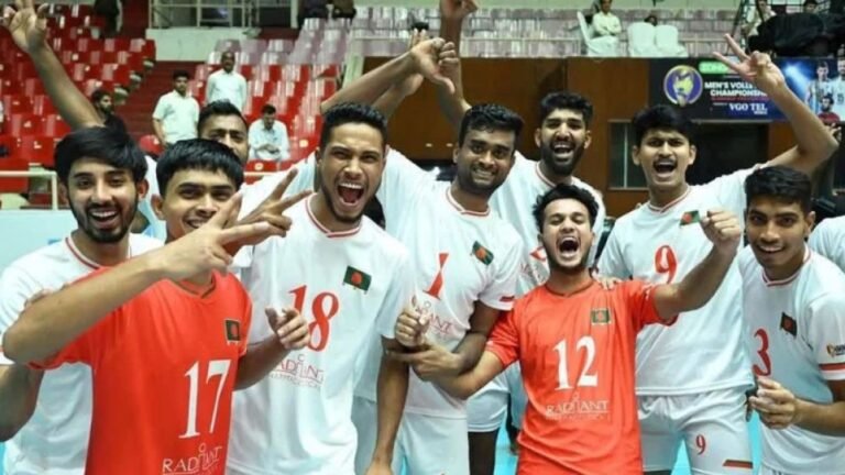 কাভা ভলিবলের ফাইনালে বাংলাদেশ: হারিয়েছে শক্তিশালী উজবেকিস্তানকে
