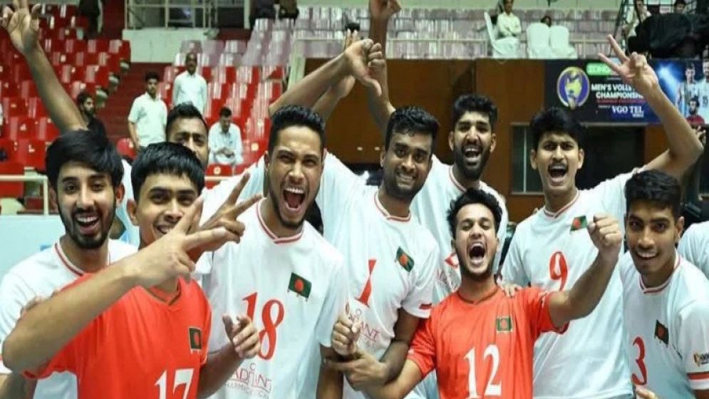 কাভা ভলিবলের ফাইনালে বাংলাদেশ: হারিয়েছে শক্তিশালী উজবেকিস্তানকে