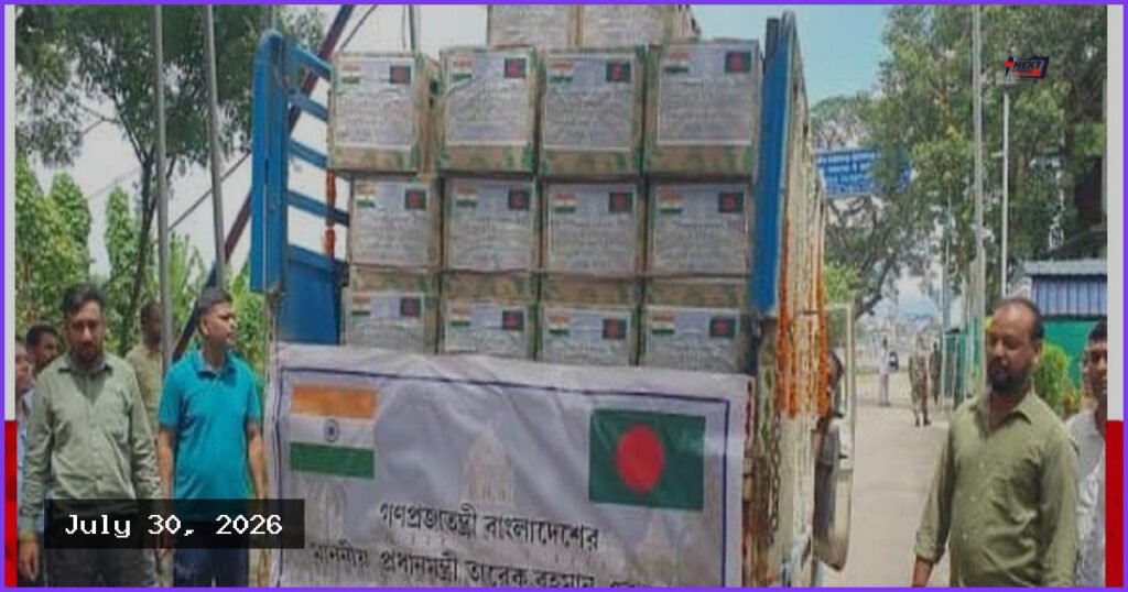 ভারতের ত্রিপুরার মুখ্যমন্ত্রীর উপহার হিসেবে এলো ৬০০ আনারস