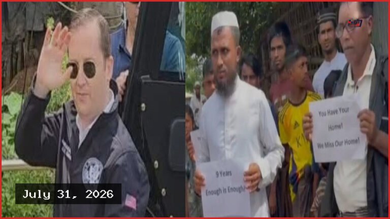 উখিয়ায় রোহিঙ্গা ক্যাম্প পরিদর্শনে মার্কিন প্রেসিডেন্টের বিশেষ দূত