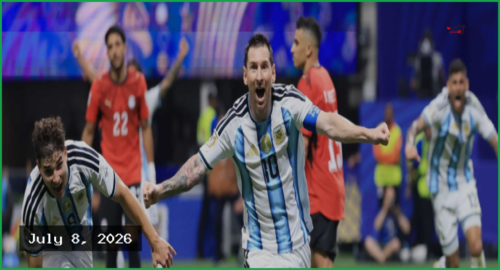 দুই গোলে পিছিয়ে থেকেও কোয়ার্টার ফাইনালে আর্জেন্টিনা