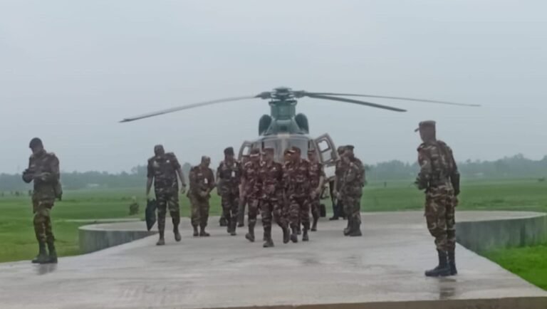 বগুড়ায় সেনাবাহিনীর গ্রীষ্মকালীন প্রশিক্ষণ এলাকা পরিদর্শন করলেন সেনাপ্রধান