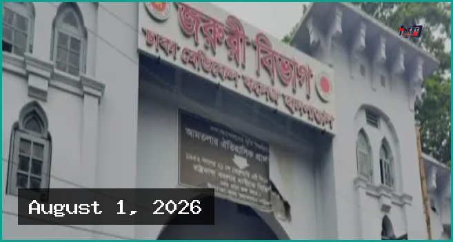 ঢামেক হাসপাতালের আট তলা থেকে লাফ দিয়ে তরুণীর মৃত্যু