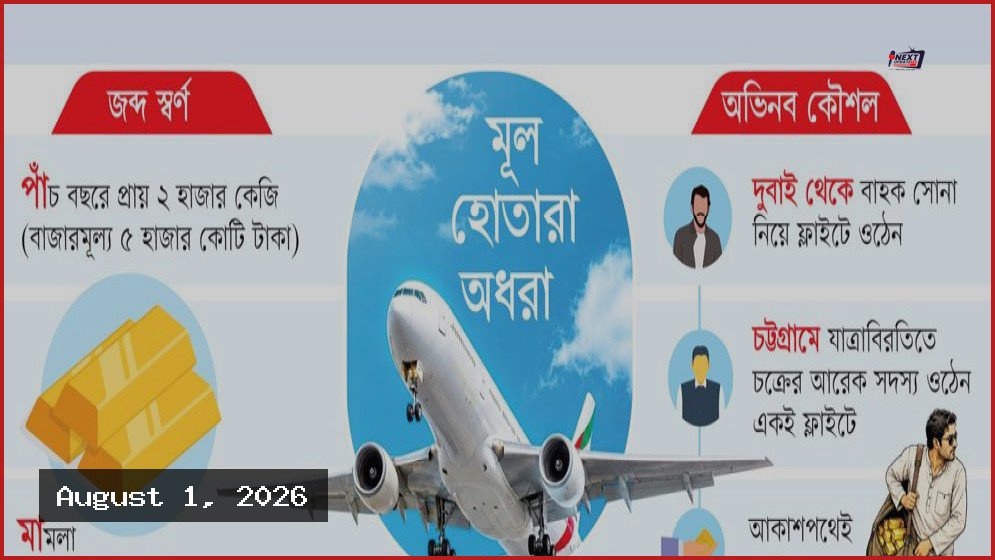 শাহজালালে স্বর্ণের করিডর: সিন্ডিকেট ভাঙবে কে?