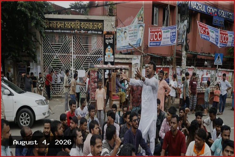 জবি এলাকায় ছাত্রদলের অবস্থান, সংঘর্ষের পর নেই ছাত্রশিবির