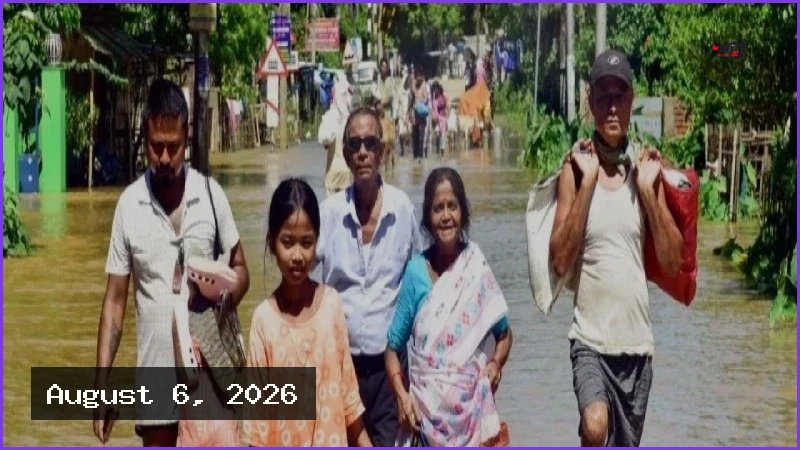 আসামে বন্যা পরিস্থিতির অবনতি, মৃতের সংখ্যা বেড়ে ৯৫