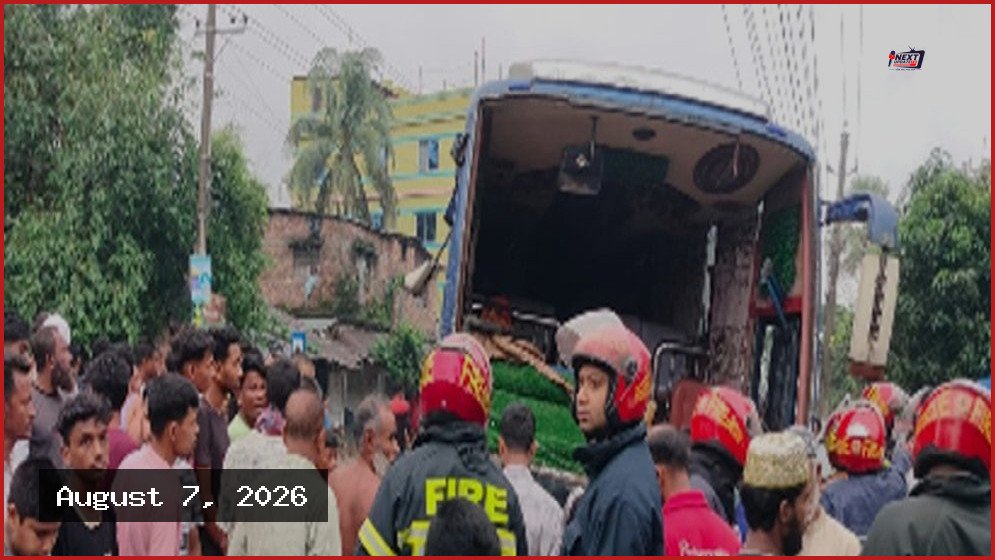 বগুড়ায় বাসচাপায় ৬ দিনমজুর নিহত, আহত অন্তত ১৫
