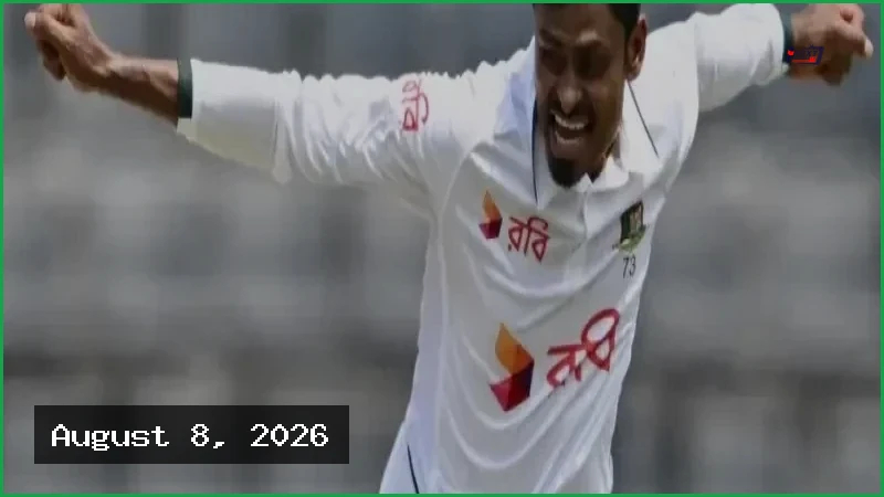 অস্ট্রেলিয়ার বিপক্ষে প্রথম টেস্টে তাইজুলকে পাওয়ার আশা বাংলাদেশ দলের