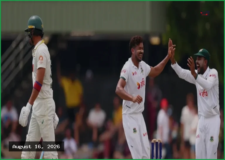 অস্ট্রেলিয়ার মাটিতে ঐতিহাসিক টেস্ট জয় পেলো বাংলাদেশ