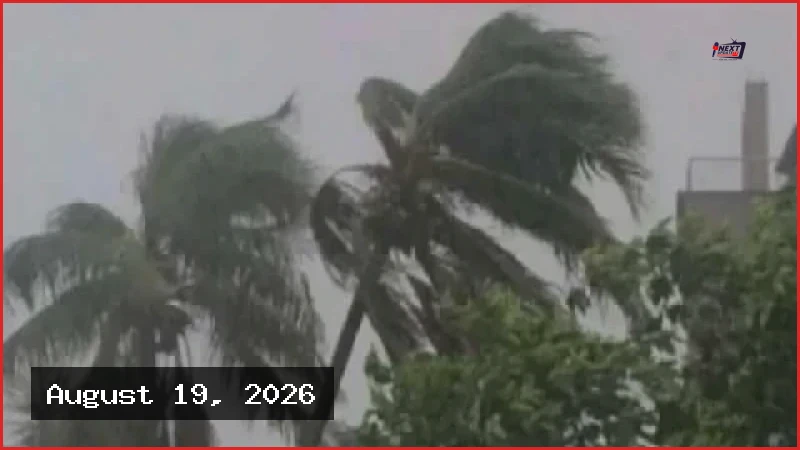 দেশের ১২ অঞ্চলে ৬০ কিমি বেগে ঝড়ের পূর্বাভাস