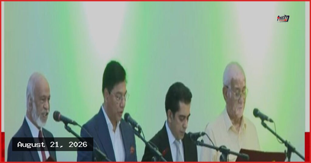 মন্ত্রিসভায় নতুন চার মন্ত্রী ও দুই প্রতিমন্ত্রীর শপথ গ্রহণ