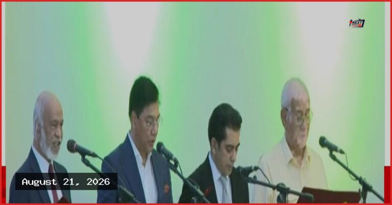 মন্ত্রিসভায় নতুন চার মন্ত্রী ও দুই প্রতিমন্ত্রীর শপথ গ্রহণ