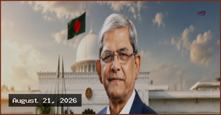 বঙ্গভবনে আজ সন্ধ্যায় শপথ নেবেন রাষ্ট্রপতি মির্জা ফখরুল