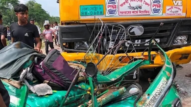 সিলেটে লরি-অটোরিকশা সংঘর্ষে একই পরিবারের তিনজনসহ নিহত ৪