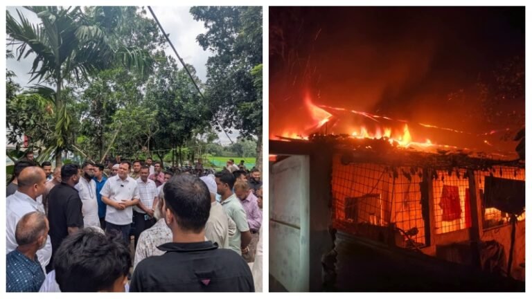 শ্রীবরদীতে অগ্নিকাণ্ডে সাবেক সেনাসদস্যের ঘর ও মালামাল ভস্মীভূত