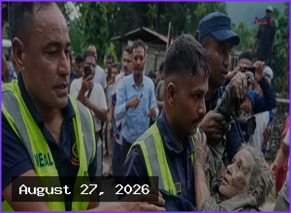 নেপাল ও তিব্বত সীমান্তে বন্যা-ভূমিধসে নিহতের সংখ্যা বেড়ে ১৬৫