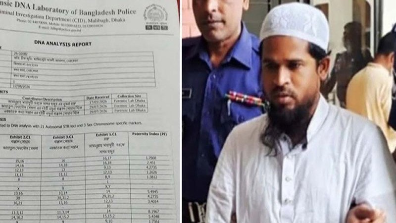 নেত্রকোনায় মাদ্রাসা ছাত্রীকে ধর্ষণ: ডিএনএ পরীক্ষায় মিলল প্রমাণ, চার্জশিট দাখিল
