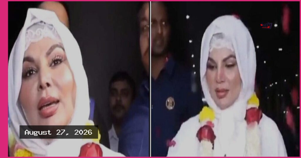 মক্কায় প্রার্থনা ও তরুণদের বিশেষ বার্তা দিলেন অভিনেত্রী রাখি সাওয়ান্ত