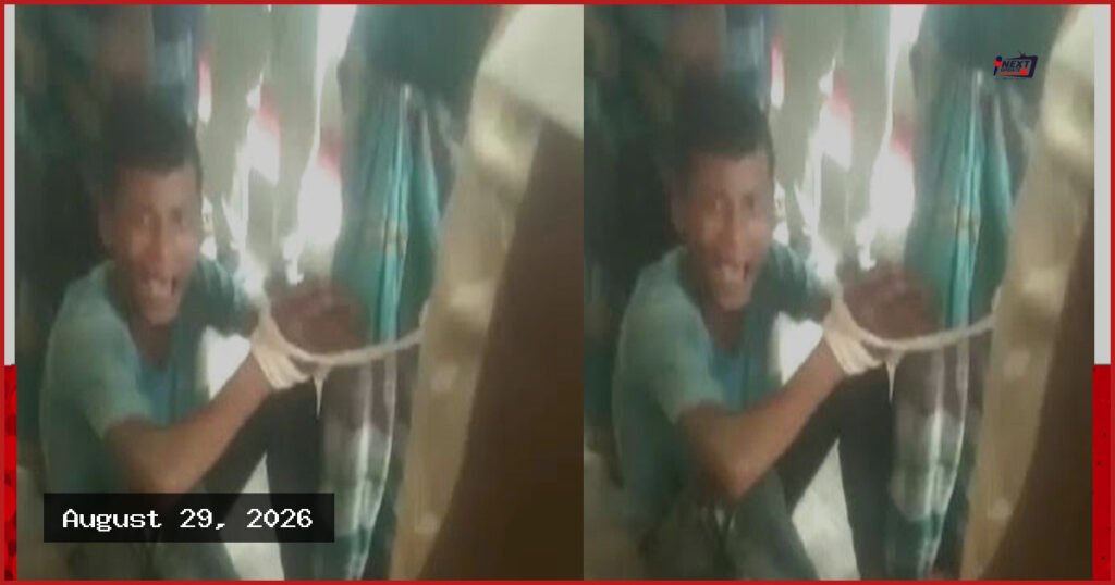 মসজিদের মাইক চুরির অভিযোগে কিশোরকে হাত বেঁধে মারধর
