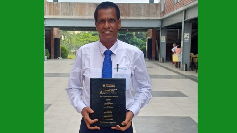 ৫৯ বছর বয়সে সাংবাদিকতায় স্নাতক বেলায়েত শেখ