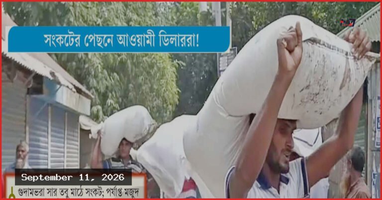 সার সংকট: ডিলার সিন্ডিকেট ও সরকারি কর্মকর্তার যোগসাজশে কৃত্রিম সংকট তৈরির অভিযোগ