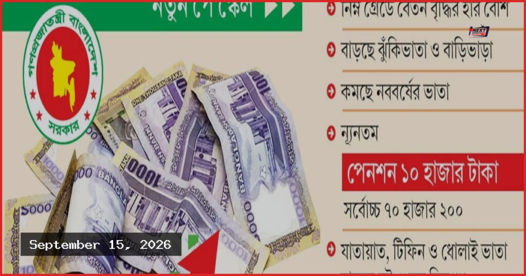 সরকারি চাকুরেদের সুযোগ-সুবিধায় বড় পরিবর্তন, বাড়ল পেনশন ও ভাতা