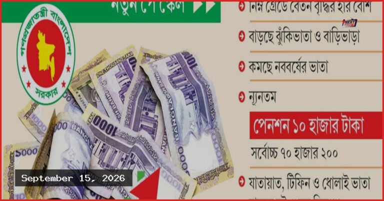সরকারি চাকুরেদের সুযোগ-সুবিধায় বড় পরিবর্তন, বাড়ল পেনশন ও ভাতা