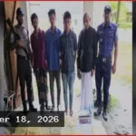 রাঙামাটিতে ২২১ লিটার দেশি মদসহ ৫ জন গ্রেপ্তার