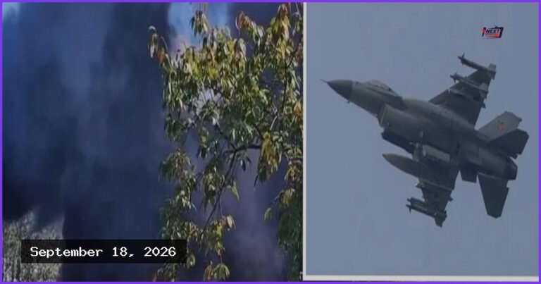 যুক্তরাষ্ট্রে প্রশিক্ষণ চলাকালে বিধ্বস্ত এফ-১৬ যুদ্ধবিমান