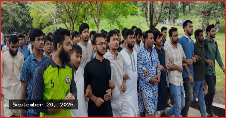 অপ্রতিম হত্যার বিচার দাবিতে উত্তাল কুমিল্লা বিশ্ববিদ্যালয় ক্যাম্পাস