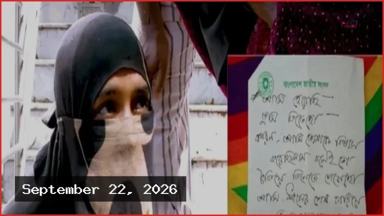 এমপি নজরুলের স্ত্রীর মৃত্যু: চিরকুটের হাতের লেখা নিয়ে মায়ের অভিযোগ