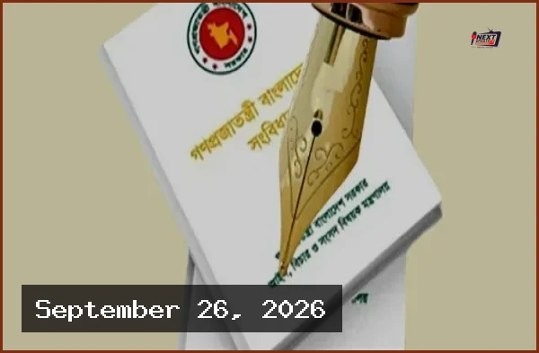 সংবিধান সংশোধন কমিটি নিয়ে সরকার ও বিরোধী দলের বিপরীতমুখী অবস্থান