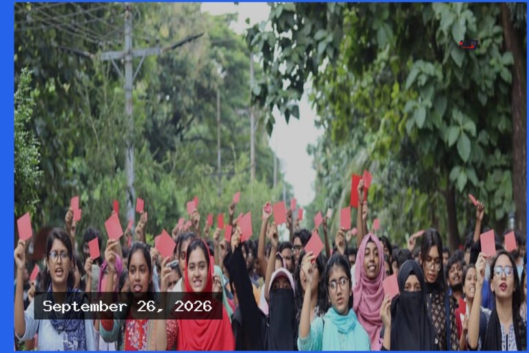 চুয়েটে বিক্ষোভ: নতুন উপাচার্যকে শিক্ষার্থীদের প্রতীকী লাল কার্ড