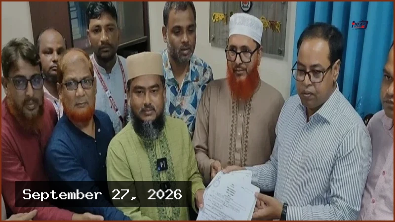 ঠাকুরগাঁও-১ উপনির্বাচন: মনোনয়নপত্র জমা দিলেন জামায়াত প্রার্থী দেলাওয়ার