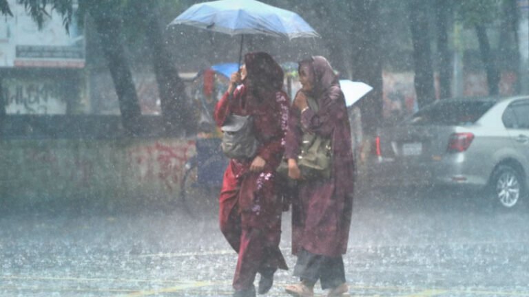 আগামী পাঁচ দিন দেশের বিভিন্ন অঞ্চলে বৃষ্টি ও বজ্রপাতের পূর্বাভাস