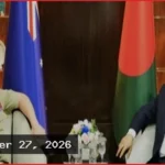 বাংলাদেশ ও অস্ট্রেলিয়ার সামরিক সহযোগিতা বৃদ্ধির ওপর জোর