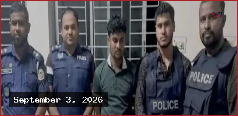 লুট হওয়া পিস্তলসহ ভোলার ছাত্রদল নেতা গ্রেপ্তার