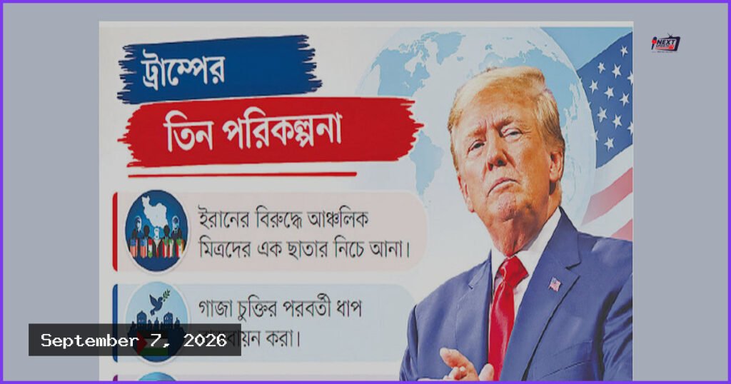 ইরানকে কোণঠাসা করতে মধ্যপ্রাচ্য নিয়ে ট্রাম্পের নতুন পরিকল্পনা